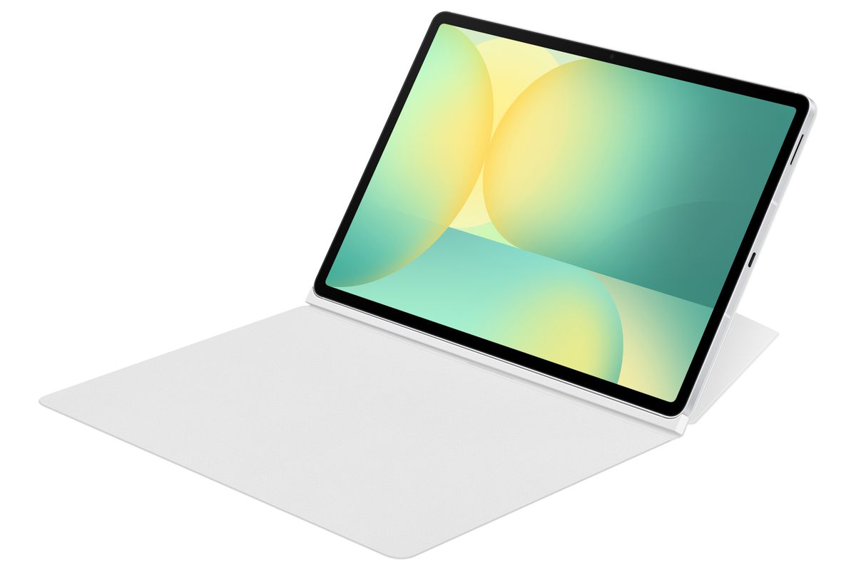 Samsung Tab S10FE+ Book Cover White