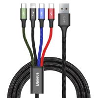 Baseus USB-A 4-in-1 Cable 1.2m Black