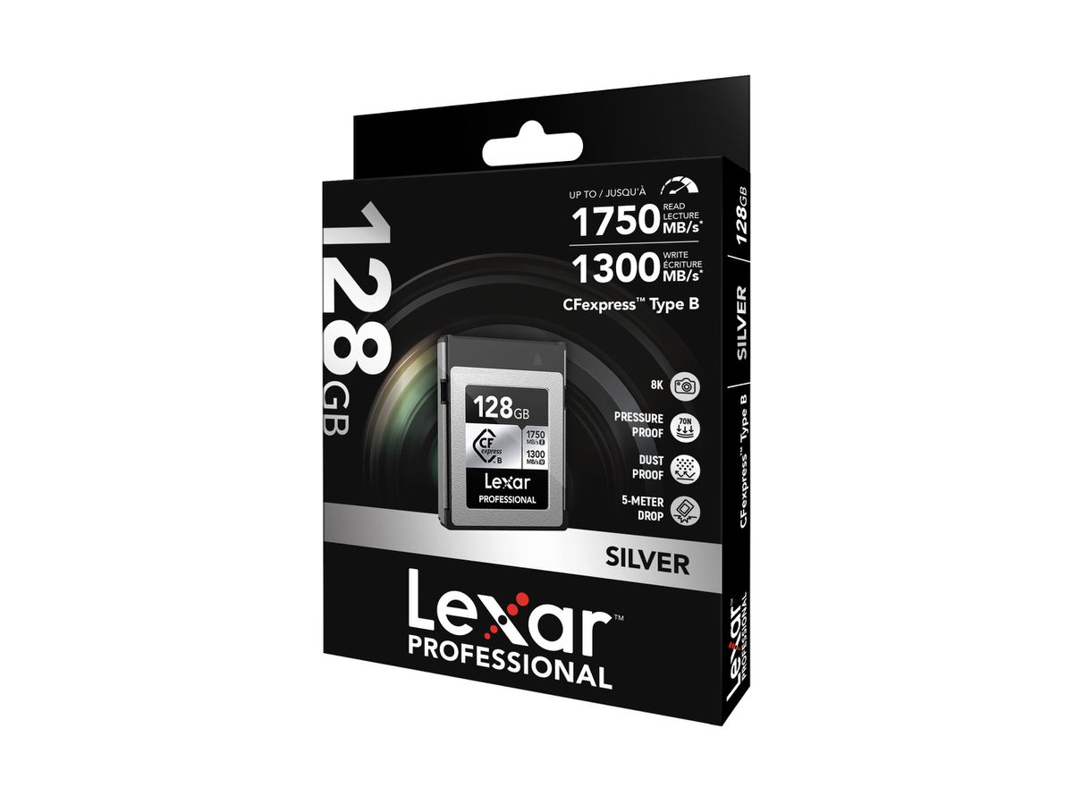 Lexar 1750MB/s CFexpress B 128GB Silver
