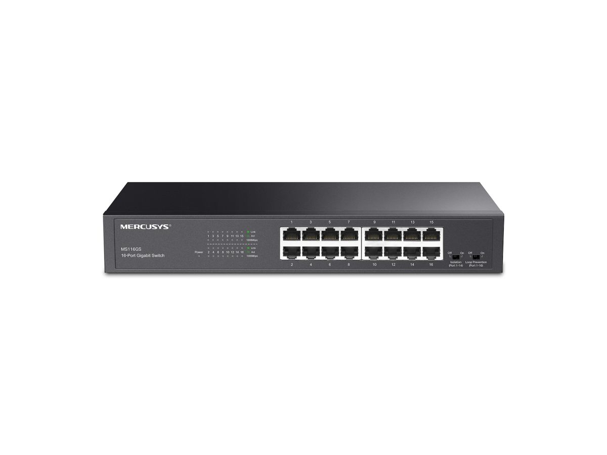 Mercusys 16-Port Gigabit Desktop Switch