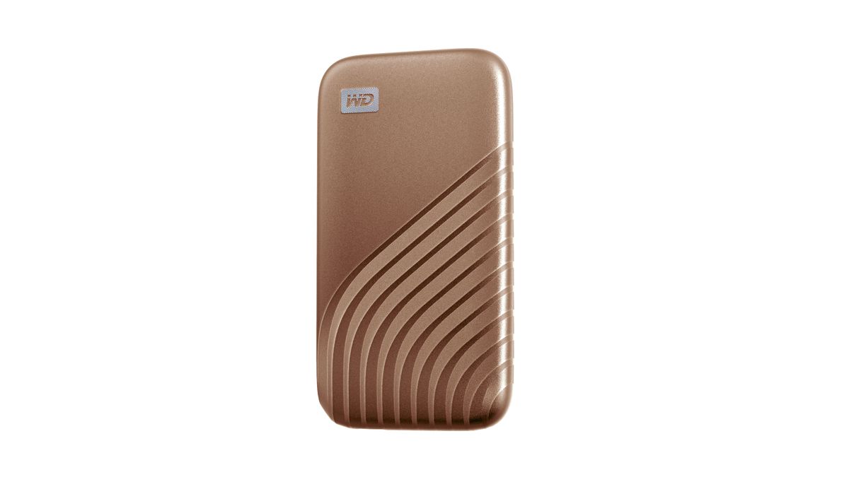 WD My Passport SSD 2TB gold