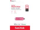 SanDisk Phone Drive USB-C 256GB pink