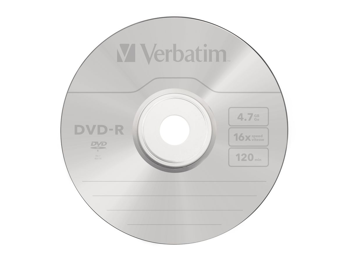 Verbatim DVD-R Spindle 4.7GB 16x 50 Pack