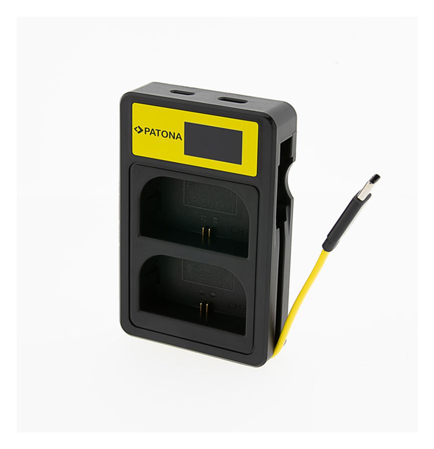 Patona Smart Dual Ladegerät Canon LP-E6