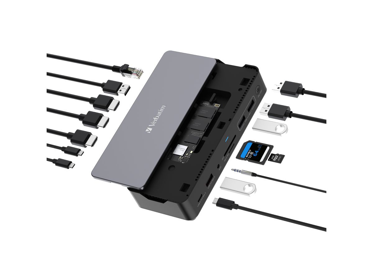Verbatim Docking Station 15 Port SSDSlot