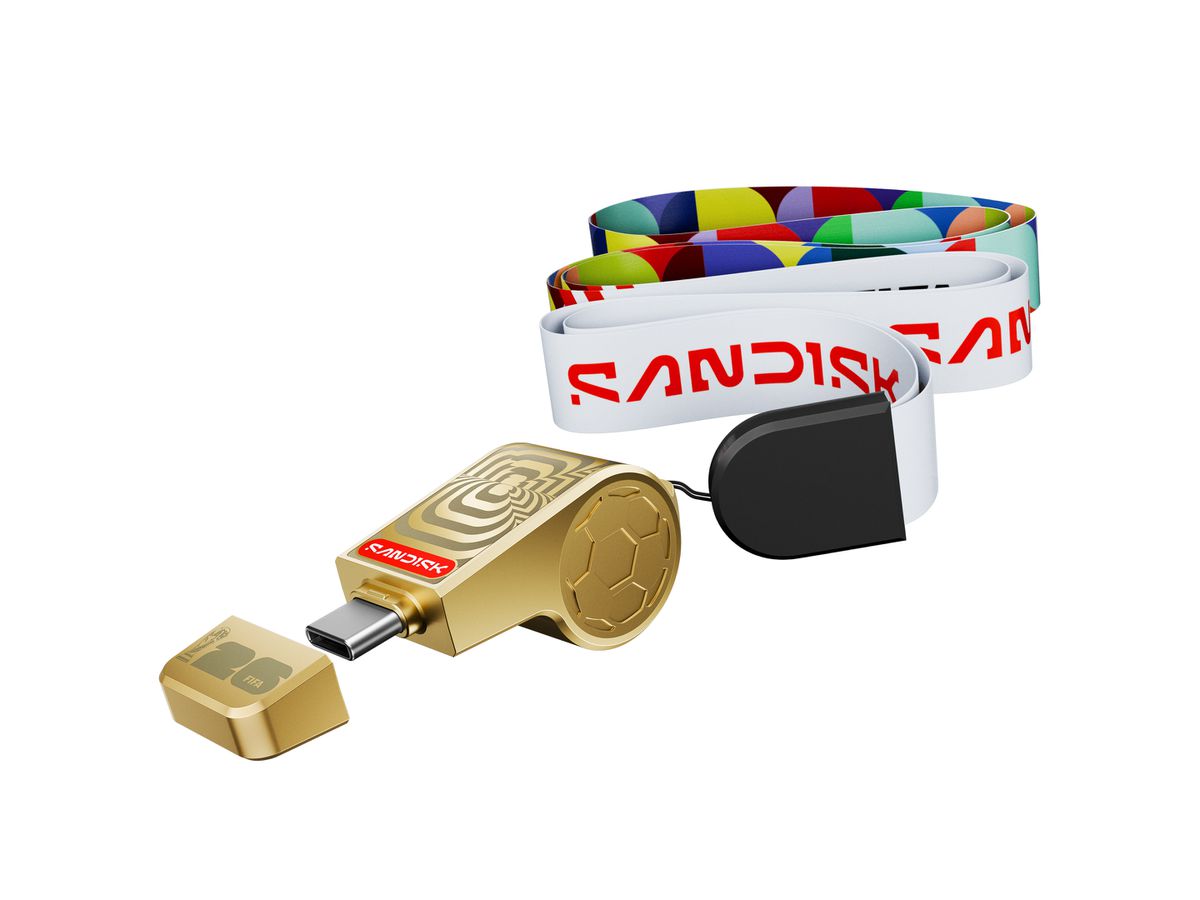 SanDisk USB-C FIFA 2026 128GB Gold