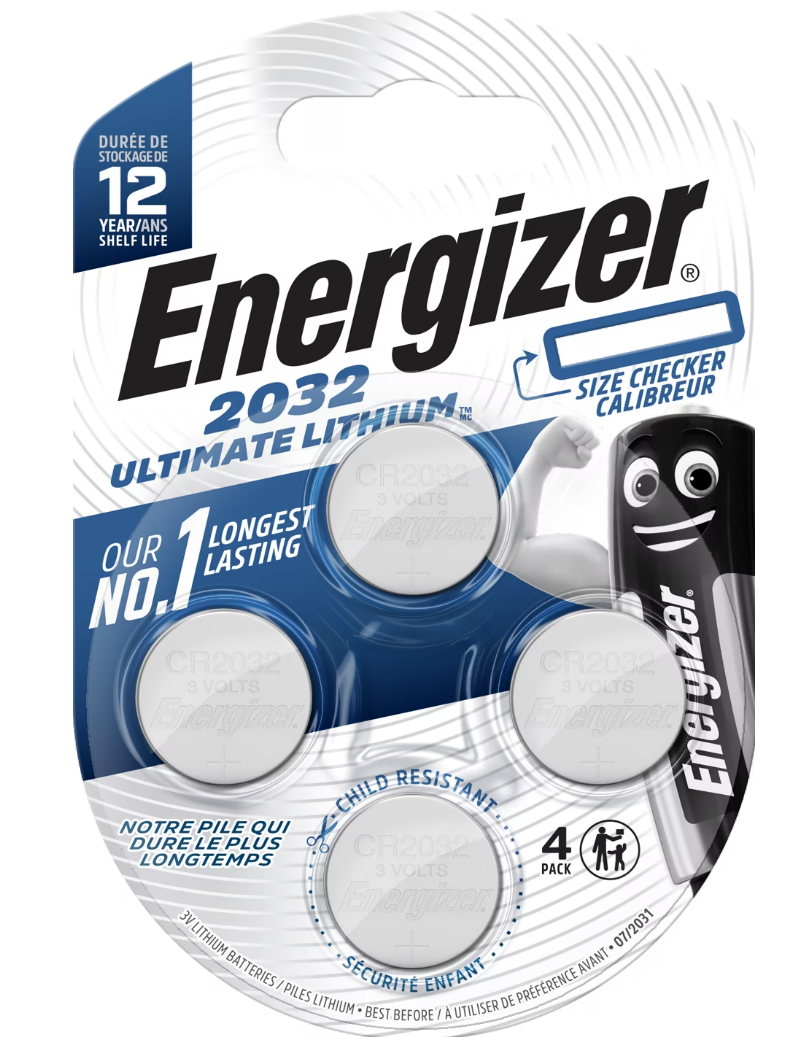 Energizer CR 2032 Ultimate Lithium 4 Stk