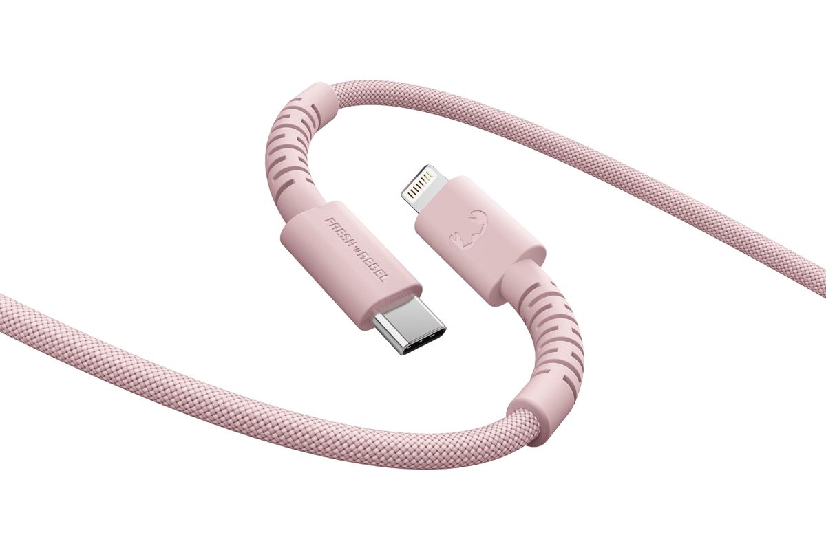 Fresh 'n Rebel USB-C to Lightning Pink