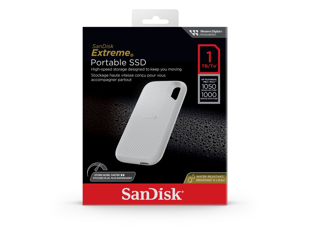 SanDisk Extreme PSSD 1'050MB/s 1TB white