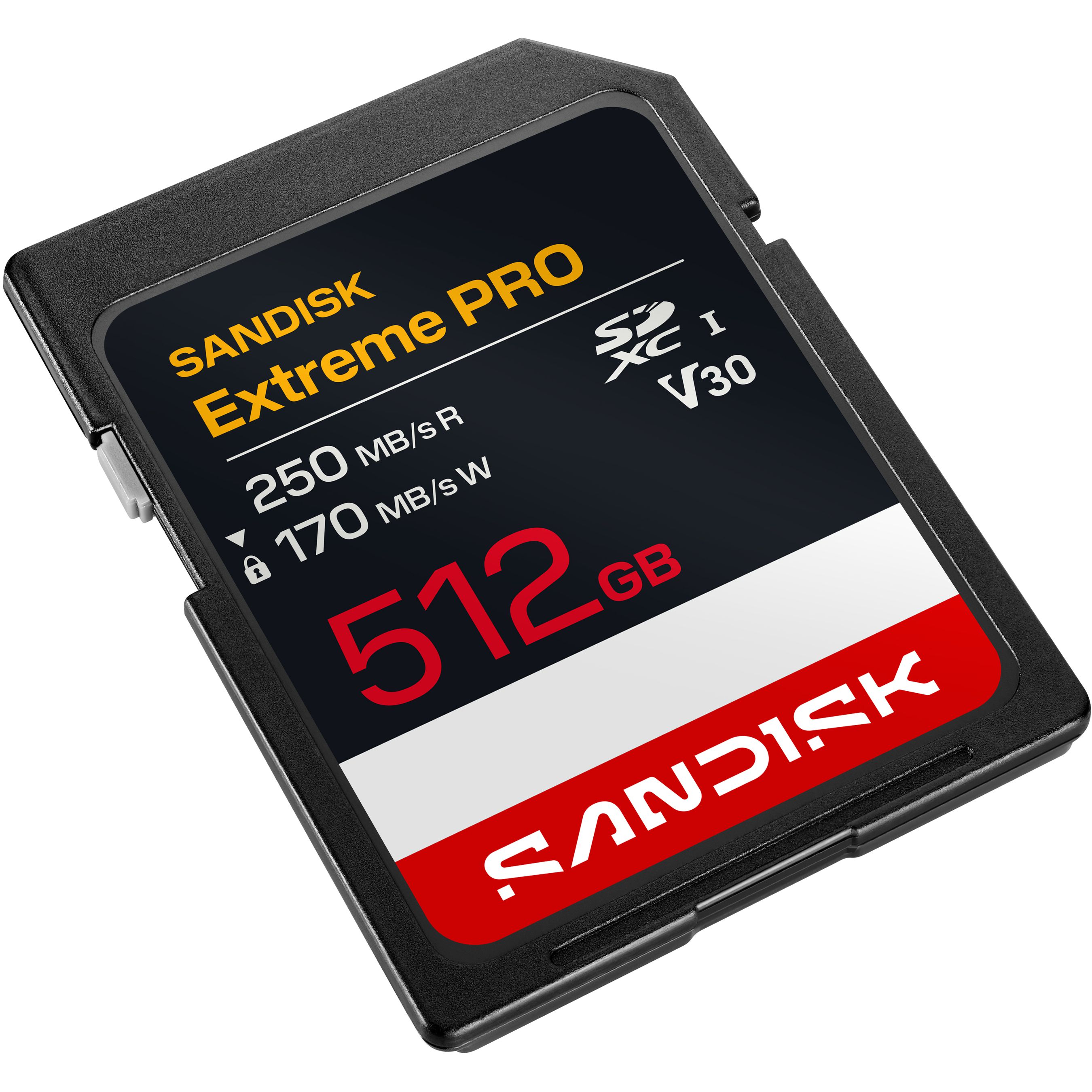 SANDISK Extreme PRO 250MB/s SDXC 512GB
