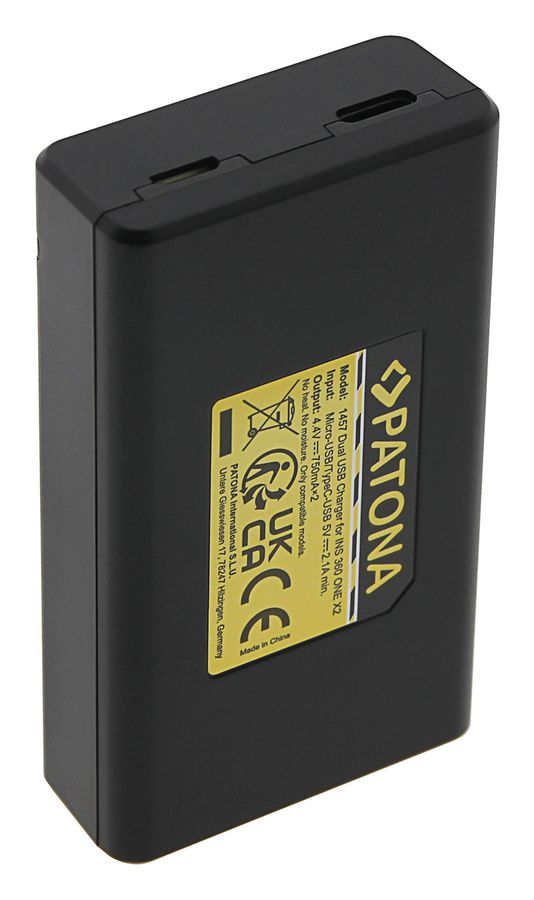 Patona chargeur double Insta360 One X2