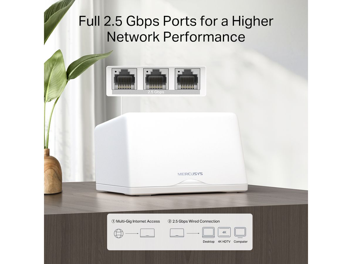 Mercusys BE9300 Mesh Wi-Fi 7 System