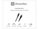 XtremeMac Flexicable USB-C To USB-C 1.5m