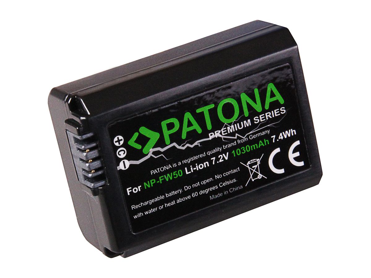 Patona NP-FW50 Set Chargeur + 2 Batterie