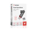 Verbatim Dual QuickStick USB-A/C 128GB