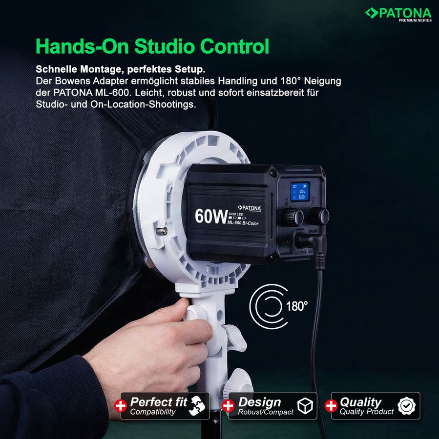Patona Premium Bowens Halterung ML-600