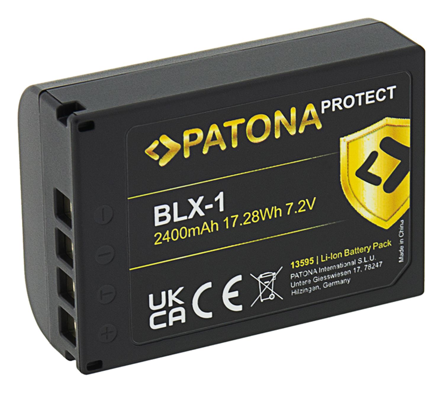 Patona Protect Akku OM System BLX-1 OM-1