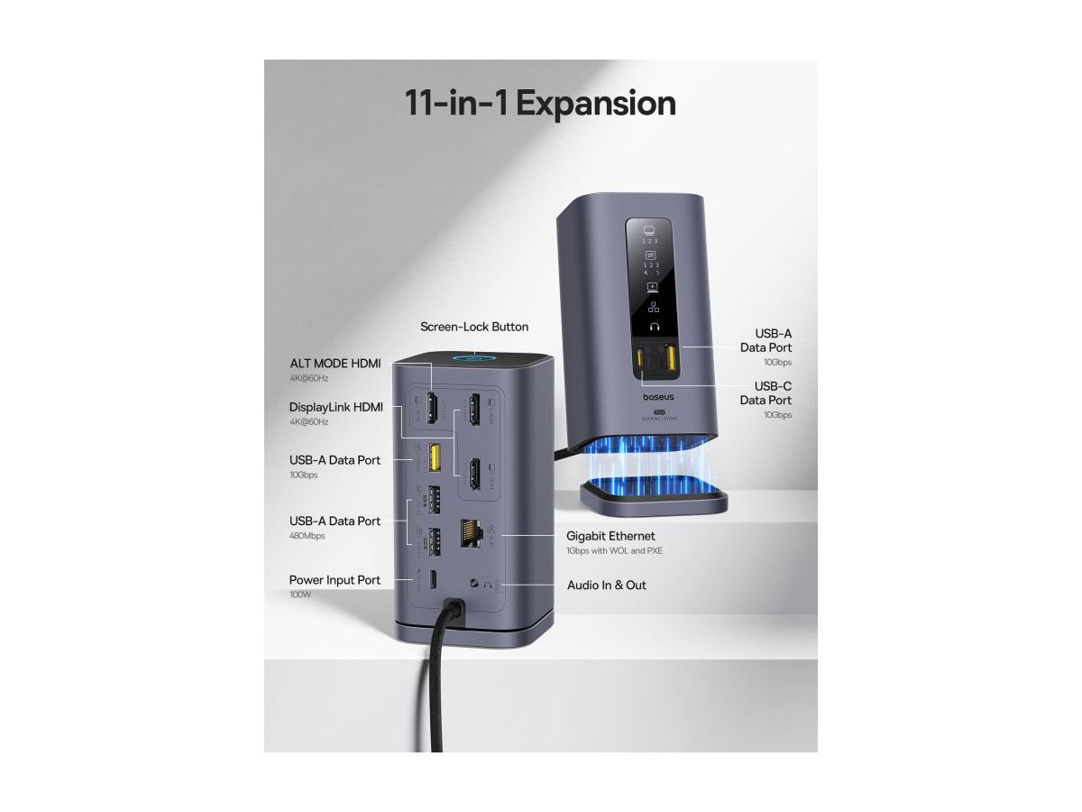 Baseus Spacemate 11-in-1 Dockingstation