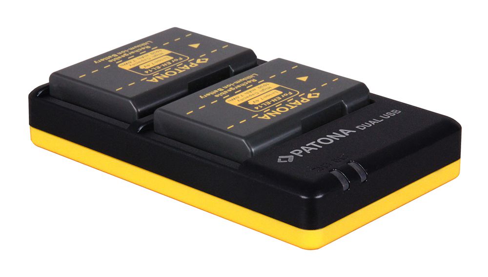 Patona Ladegerät Dual USB Nikon EN-EL14
