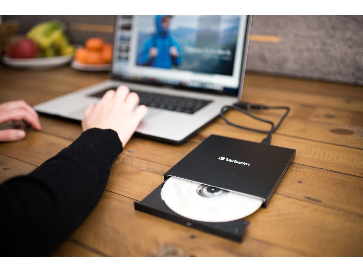 Verbatim Slimline Blu-ray Writer 4K USBC