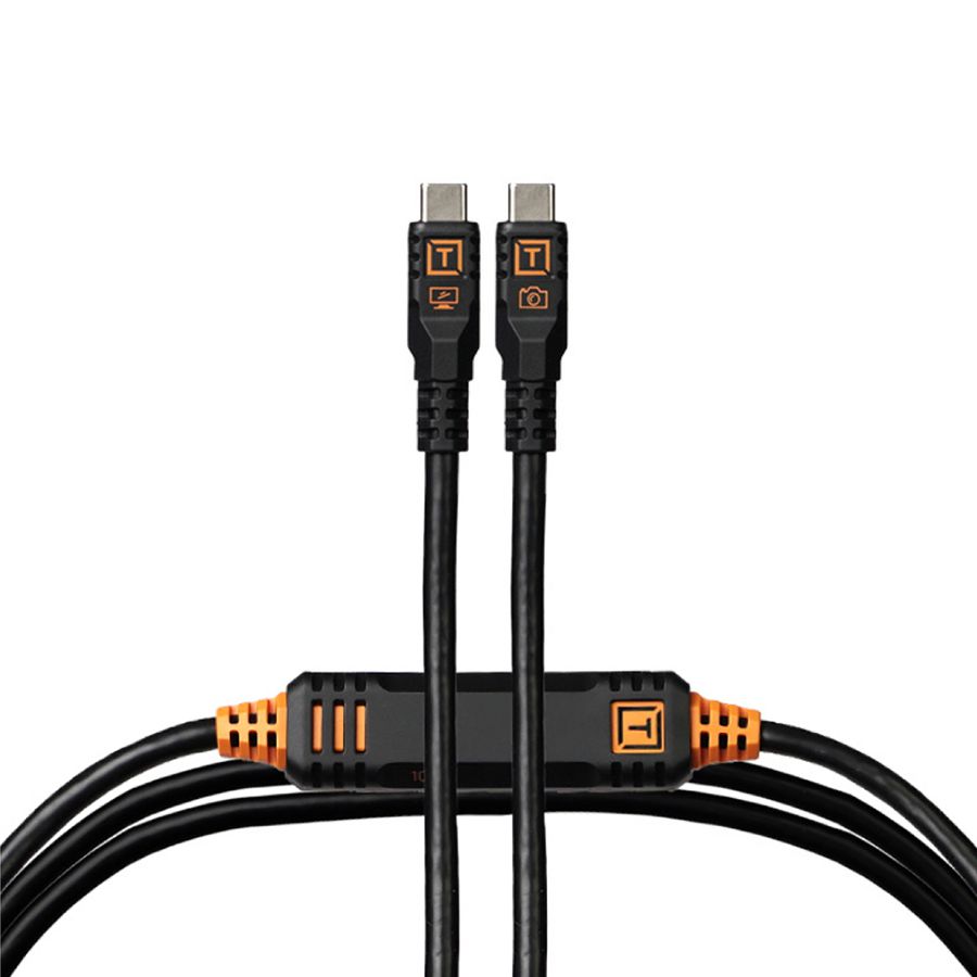 TetherPro Optima 10G USB-C 4.6m Str Blk
