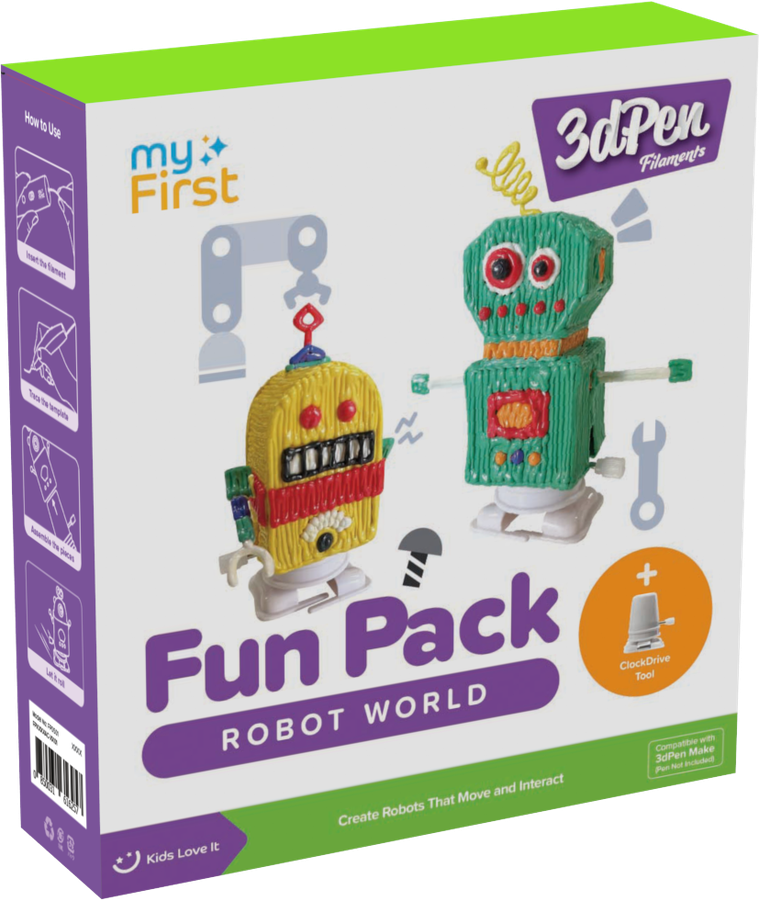 myFirst 3D Pen Filaments Robot World
