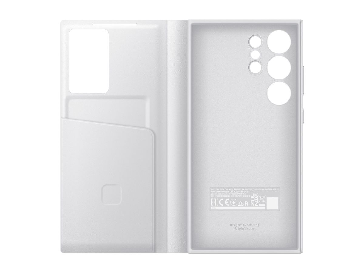 Samsung S24 Ultra Wallet Case White