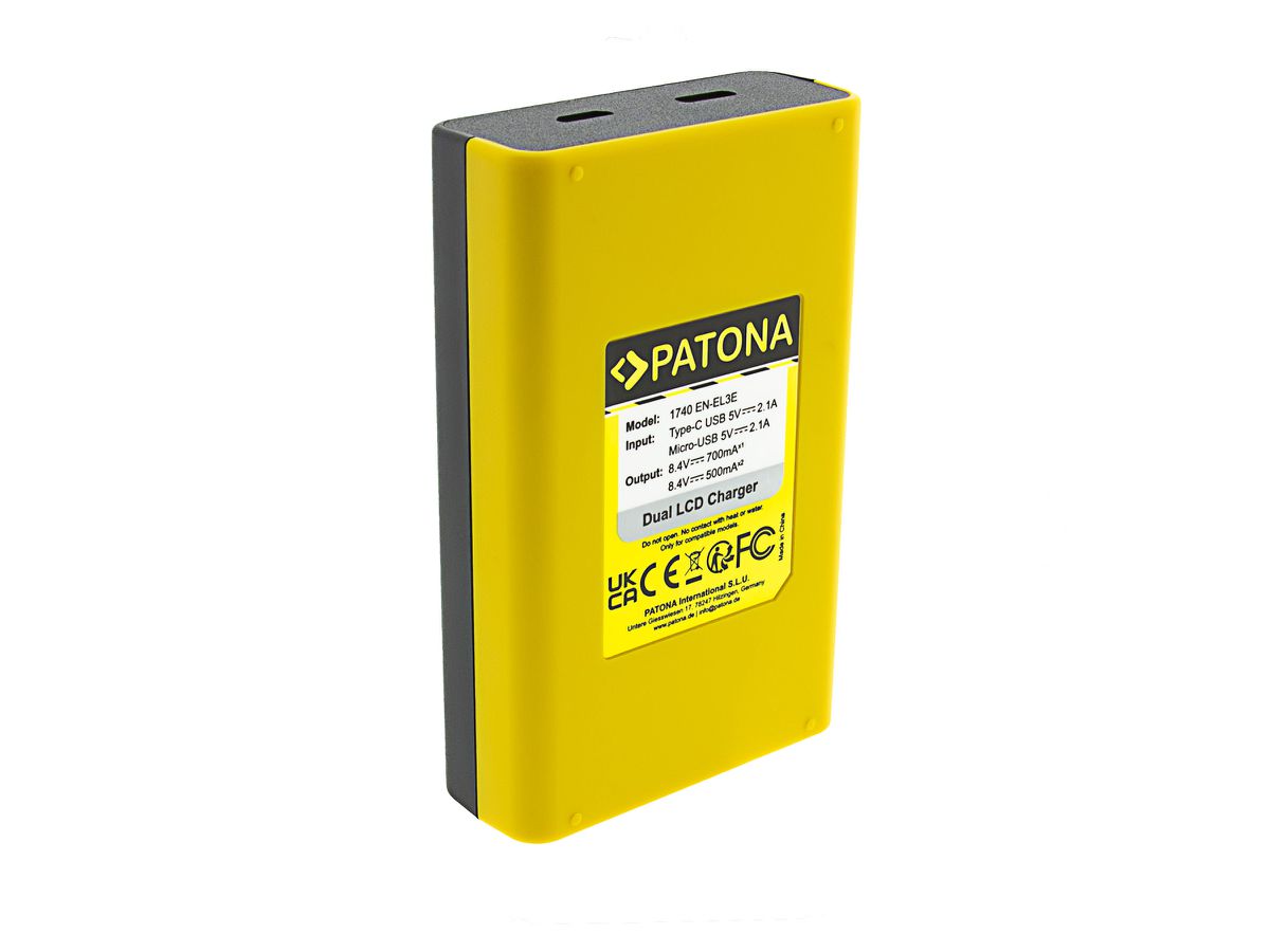 Patona Dual LCD Charger Nikon EN-EL3