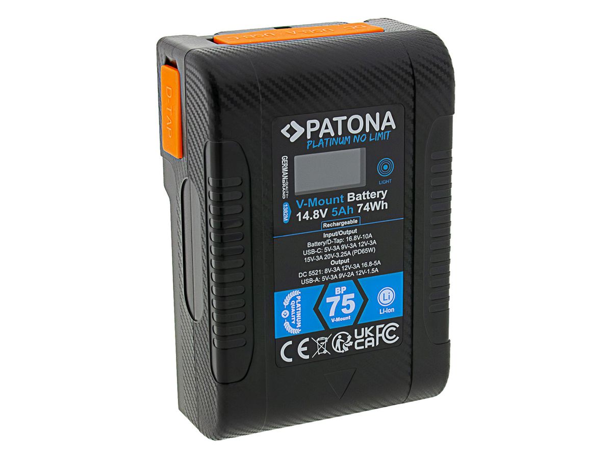 Patona Platinum V-Mount BP-75W