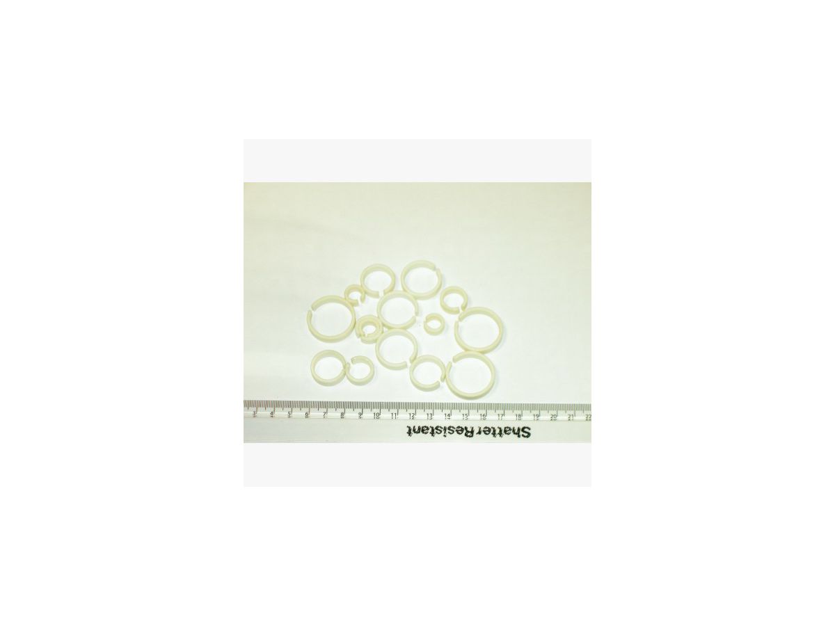 Gitzo Plastikringe weiss, Set