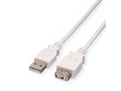VALUE USB 2.0 Kabel, A-A, white (3.0 m)