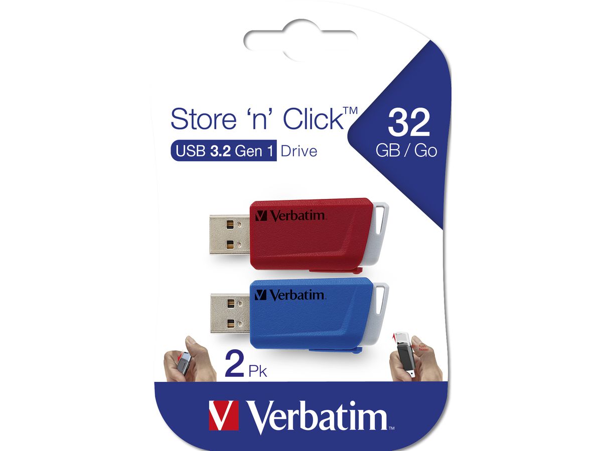 Verbatim Store'n'Click USB 3.0 2x32GB