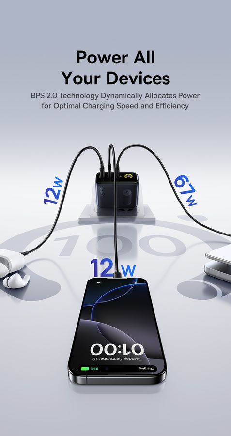 Baseus PicoGo Display Fastcharg.100W Bl.