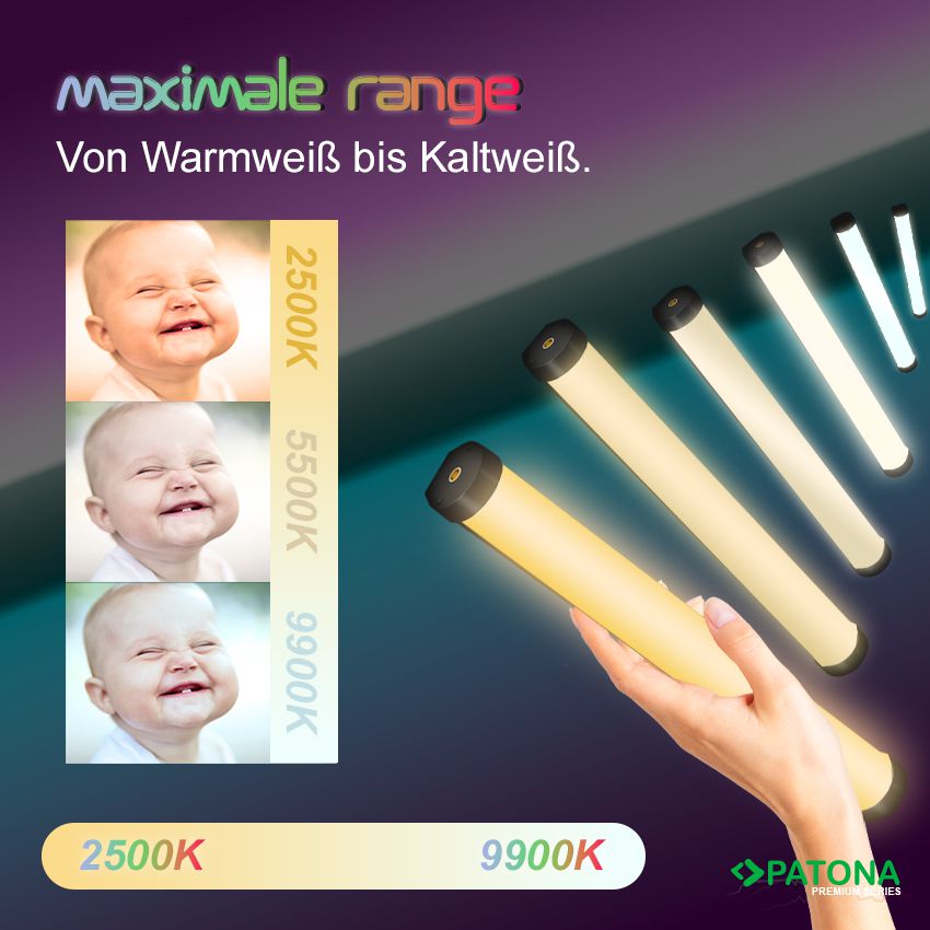 Patona LED RGB Stableuchte Dynamic 21