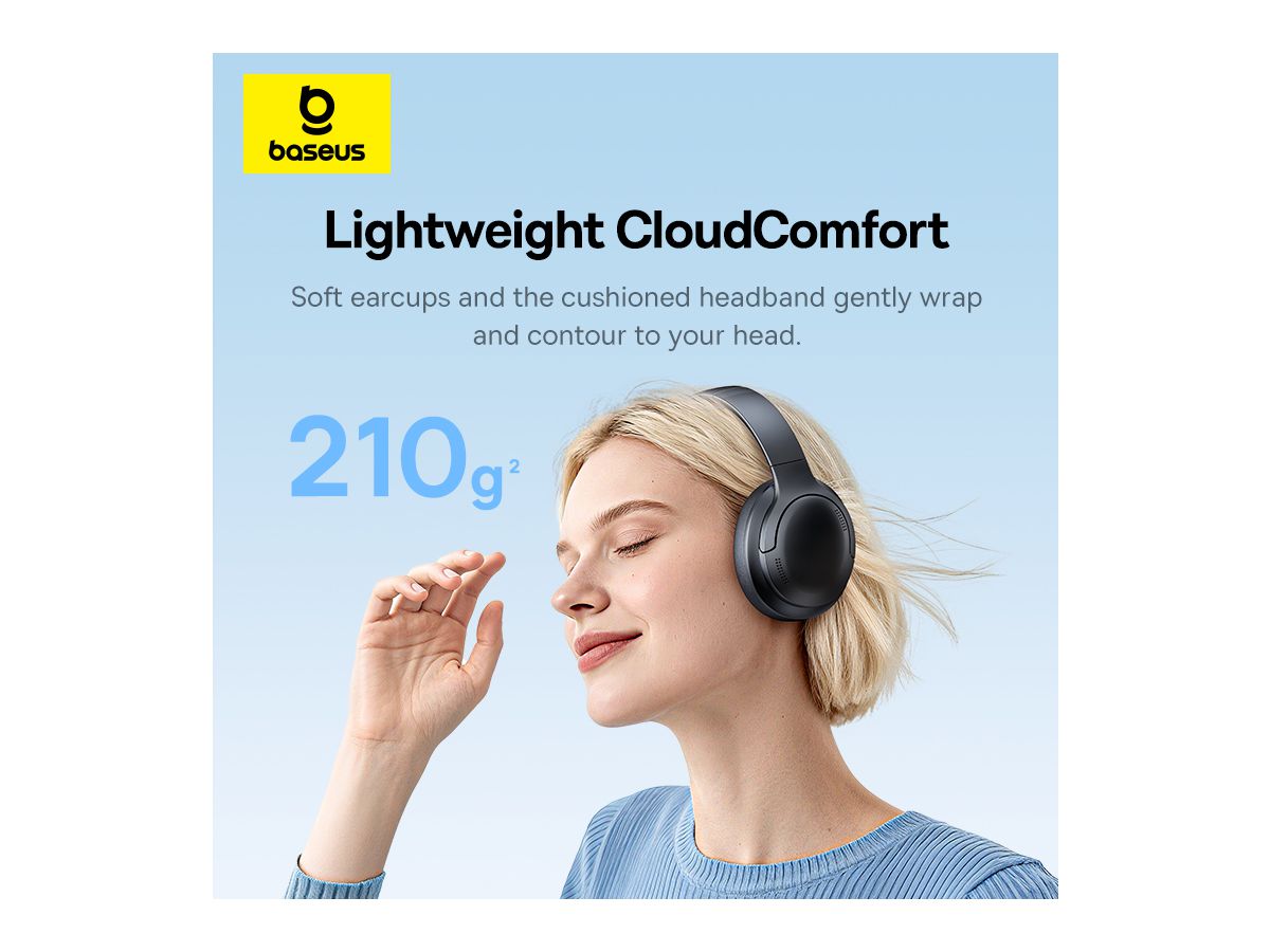 Baseus Bass BH1 Lite Wirel.Headph.Bl.