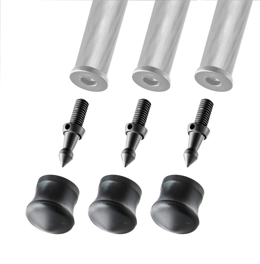 Gitzo Pointes/pied en caoutchouc 38mm