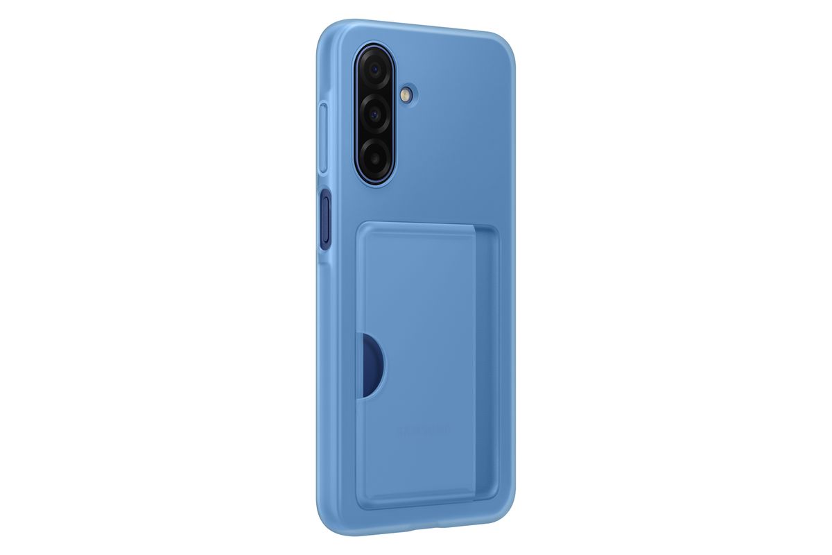 Samsung A17 Card Slot Case Blue