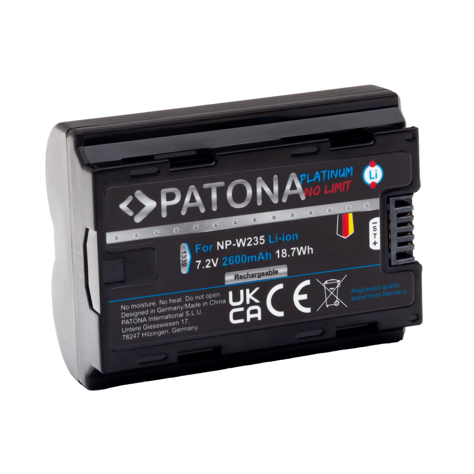 Patona Platinum Batterie Fuji NP-W235