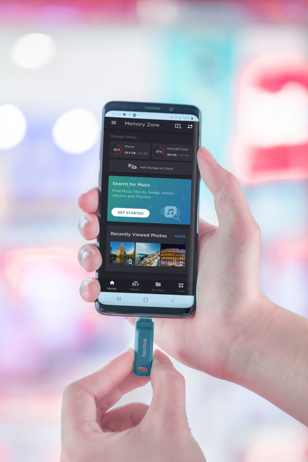 SanDisk Ultra USB DualDriveGo 128GB blau