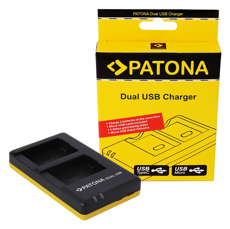Patona Chargeur Dual USB NP-FW50