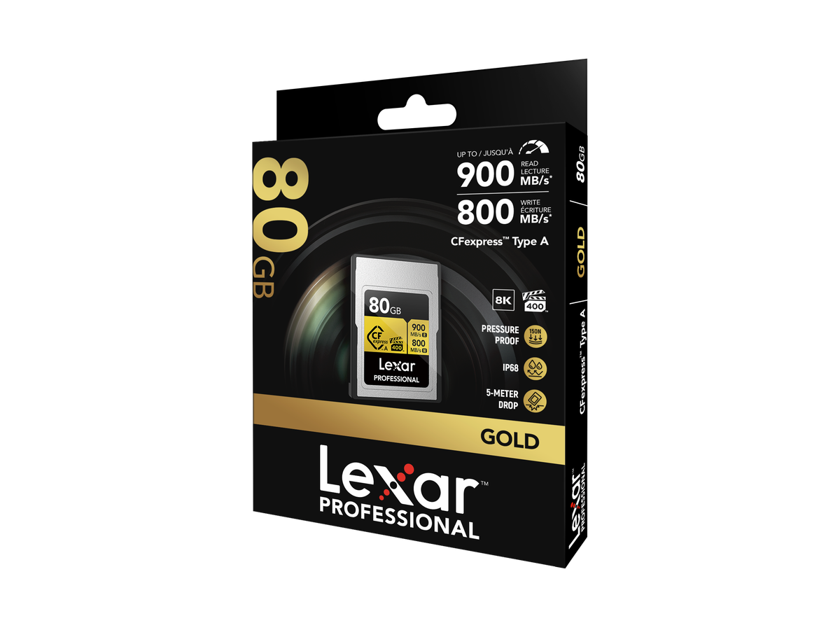 Lexar 900MB/s CFexpress A 80GB Gold