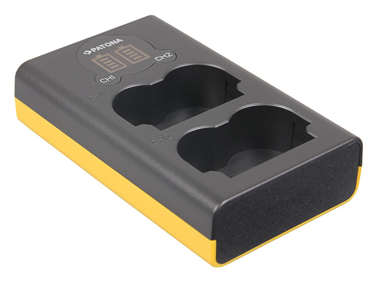 Patona LP-E6P Set Chargeur + 2 Batterie