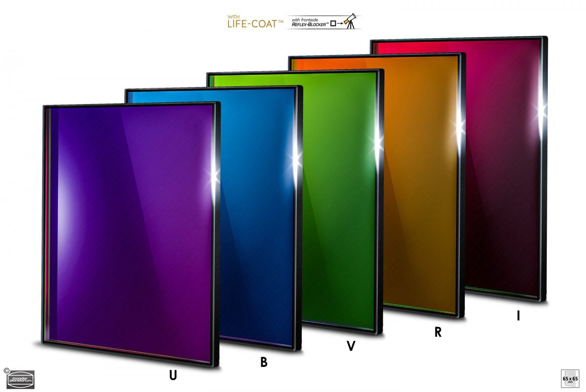 Baader UBVRI Bessel Set Filtres 65x65mm