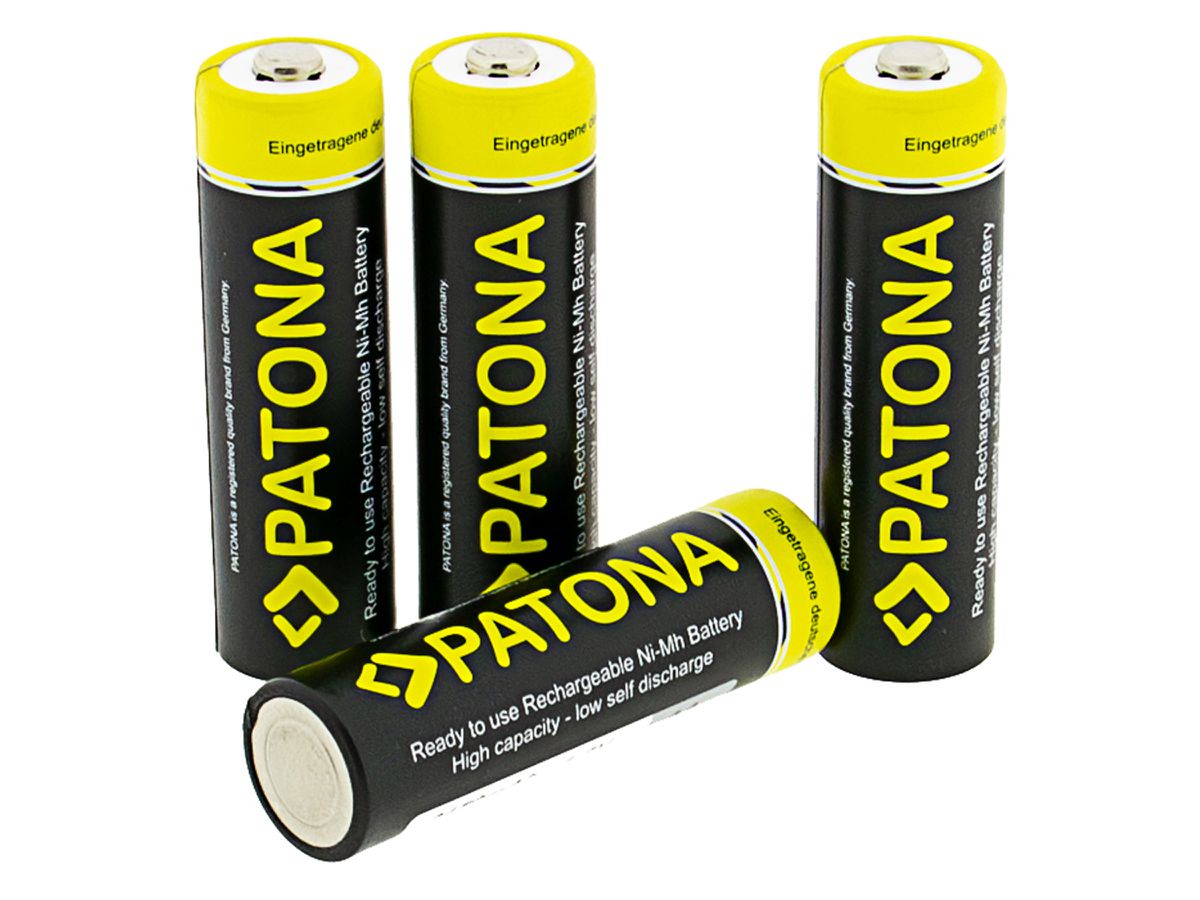 Patona Akku 4x Mignon AA 2450mAh NiMH