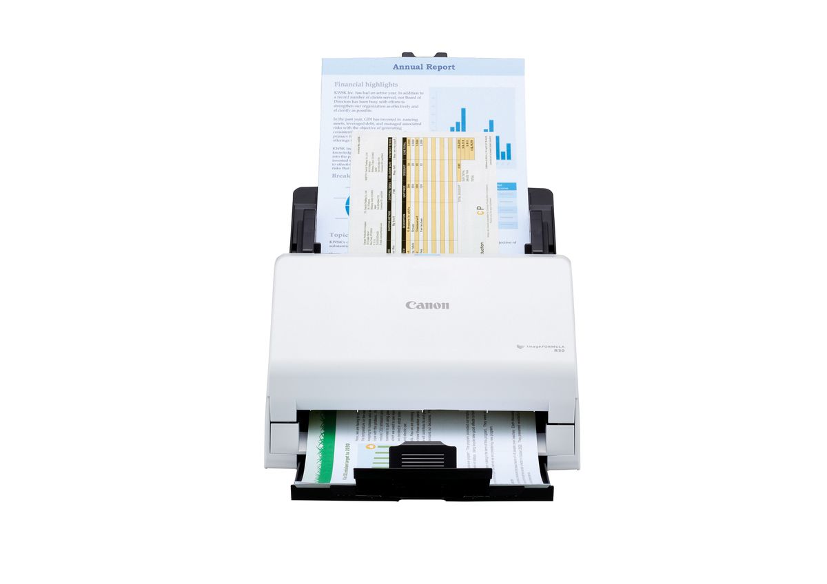 Canon ImageFORMULA R30 Document Scanner