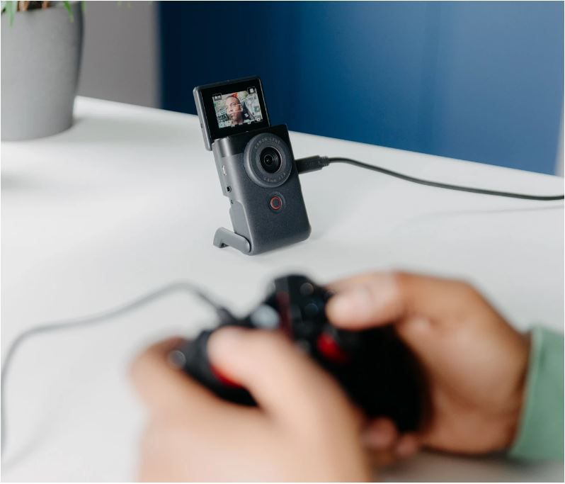 Canon Powershot V10 Vlogg-Kit Silber