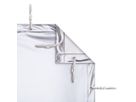 Avenger Textile Silver/White 244cm