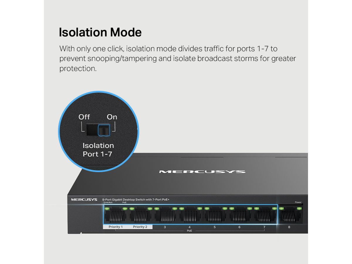 Mercusys 8-Port Gigabit Desktop Switch