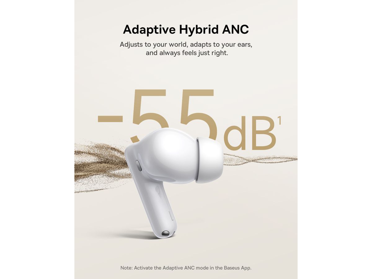 Baseus Bowie MP1 TWS Earbuds White