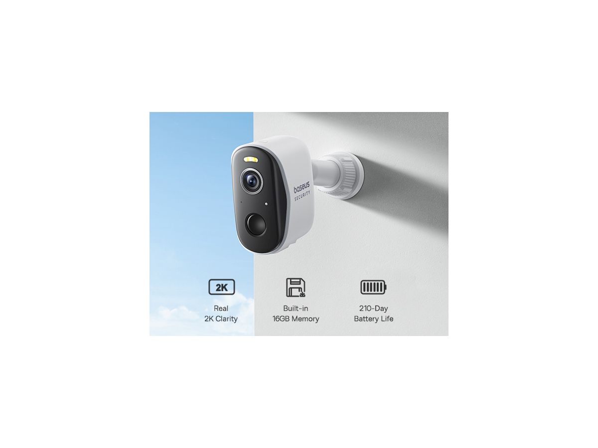 Baseus N1+ Outdoor Camera 2K 2Cam Kit